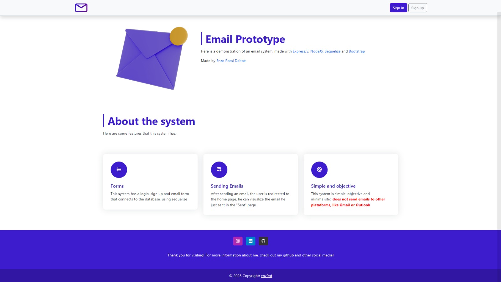 Email System image